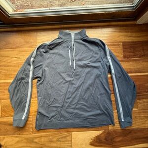 Titelist FootJoy Grey 1/4-Zip Golf Pullover
